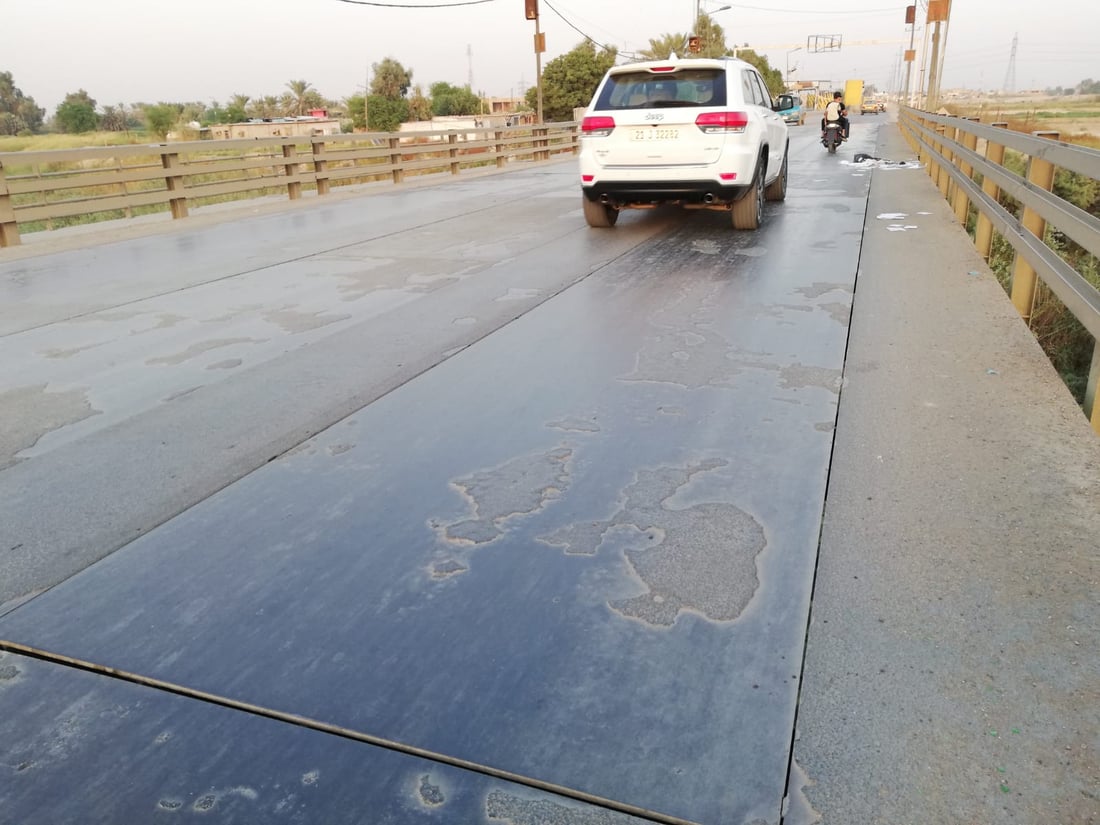 صور: الجسر الفرنسي في “الولداية” مهدد بالانهيار.. يربط النهروان بشرق بغداد