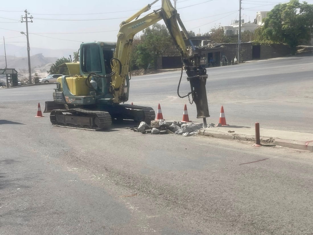 رێگای تانکەر و بارهەڵگرەکان لەناو قەزای دەربەندیخان جیا دەکرێتەوە