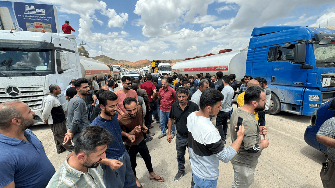 بارهەڵگرەکانی بازگەی تۆپزاوە گەڕانەوە بۆ هەولێر