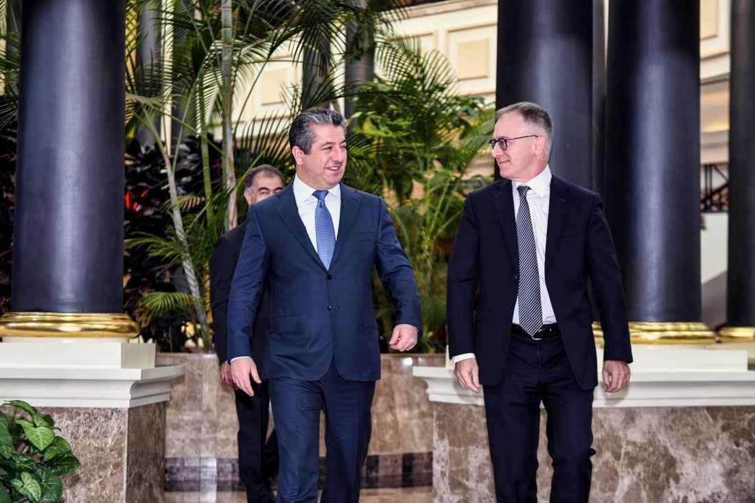 مسرور بارزاني: مشاكلنا المالية مع بغداد ستحل وفق الدستور والموازنة (صور)