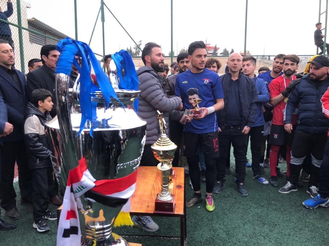 صور: “الفقيد دريد” يتوج بلقب دوري أبطال سنجار بكرة القدم
