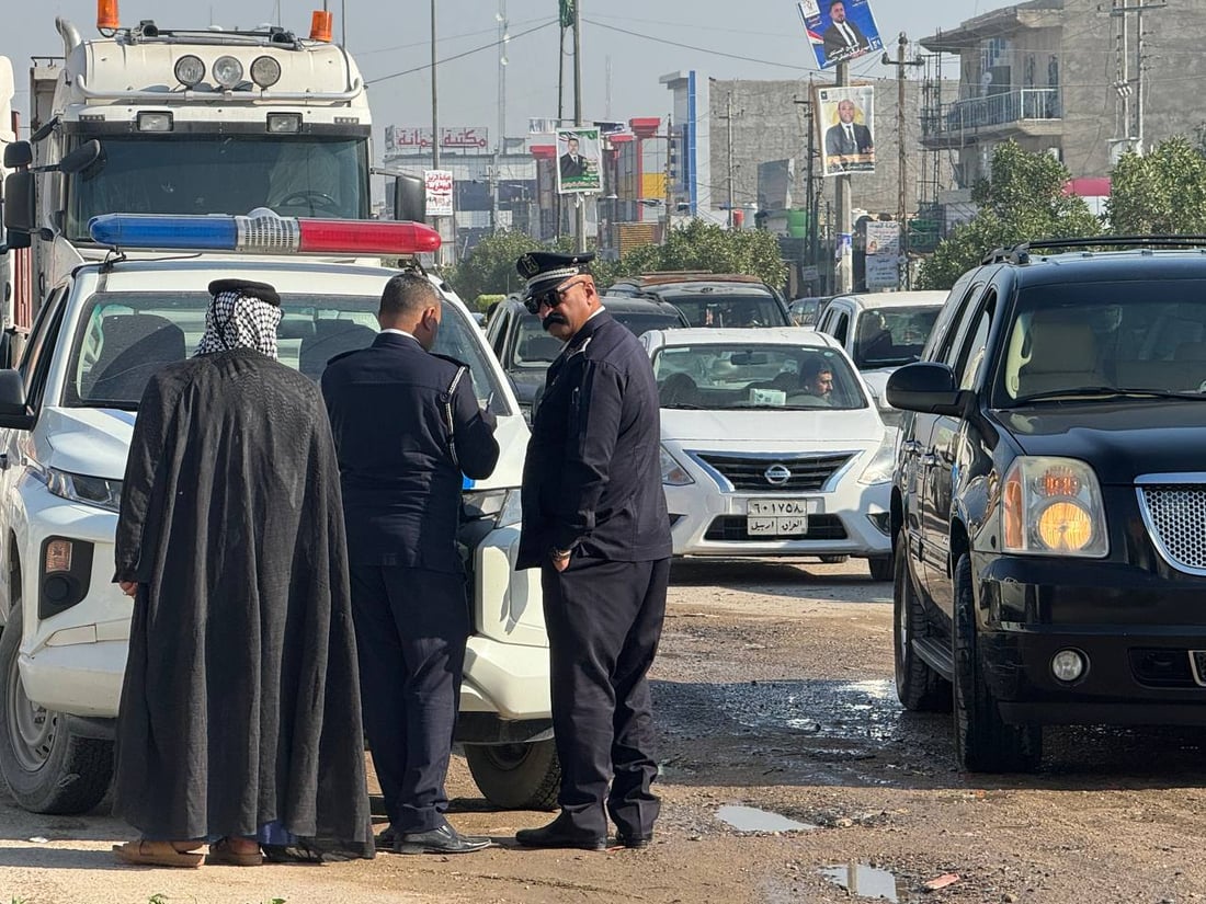 مرور الزبير تفاجئ سوق سوادي بالسيطرات.. المراهقون على رأس قائمة المطلوبين (صور)