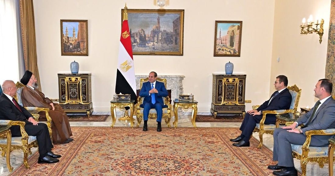 الحكيم في مصر.. ونقل للسيسي صورة كل ما يحصل في العراق
