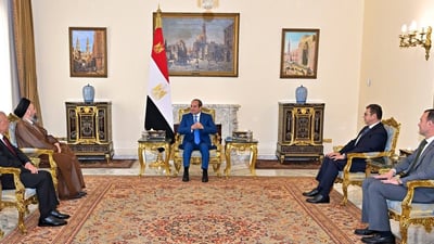 الحكيم في مصر.. ونقل للسيسي صورة كل ما يحصل في العراق
