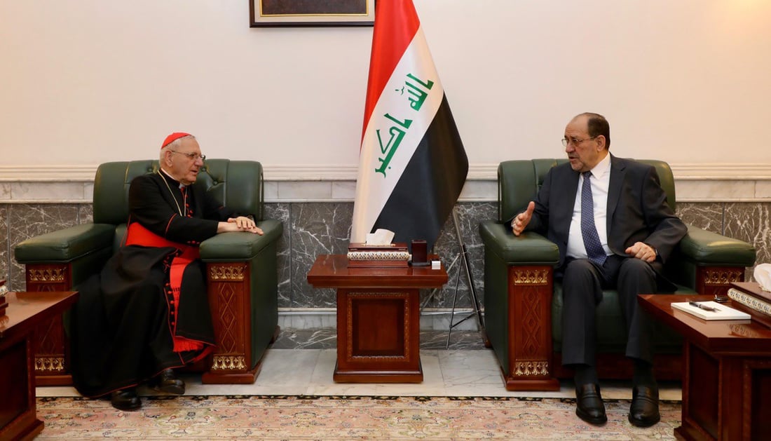 Former PM Al-Maliki meets with Cardinal Louis Sako in Baghdad