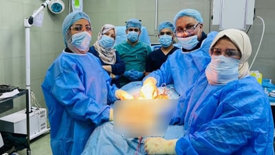 لە نەخۆشخانەی کەرکوک بەسێ کاتژمێر رەحمی ژنێکیان دەرهێنا