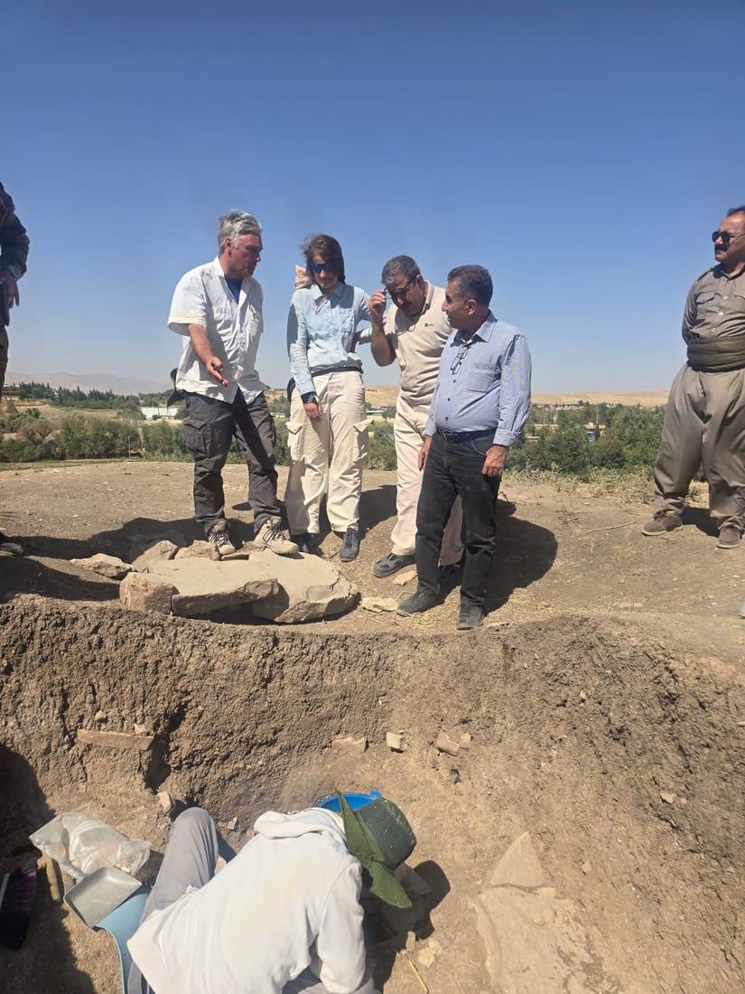 تیمه‌كانى سێ زانكۆى جیهانى كارى كنه‌و پشكنین له‌ سێ گردى شوێنه‌وارى سلێمانى ده‌كه‌ن