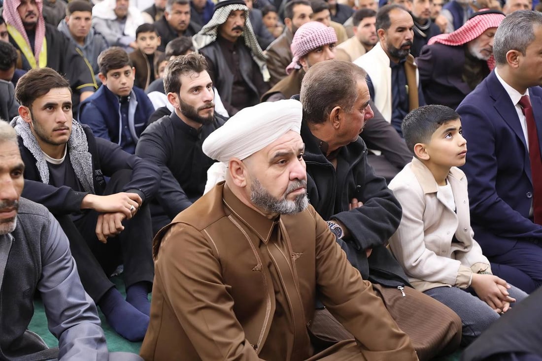 افتتاح جامع باسم الإمام علي في الفلوجة.. أول صلاة بحضور رئيس الوقف السني