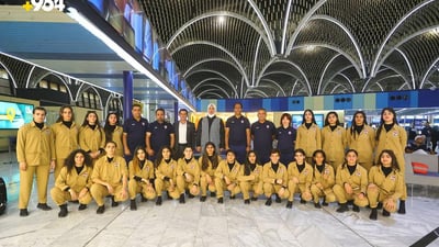 Iraq’s U-17 women’s national team arrives in Amman for West Asian Cup