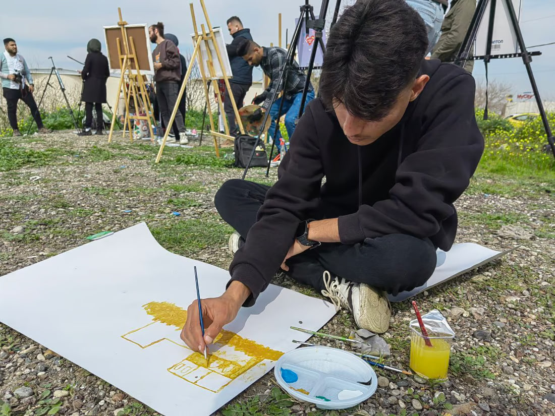 Mosul hosts open-air art symposium highlighting heritage, reconstruction
