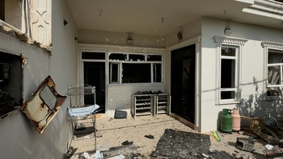 درۆن هاوێژەکان خانوویەکی دیکەیان لە گەڕەکی کارێزان وێران کرد