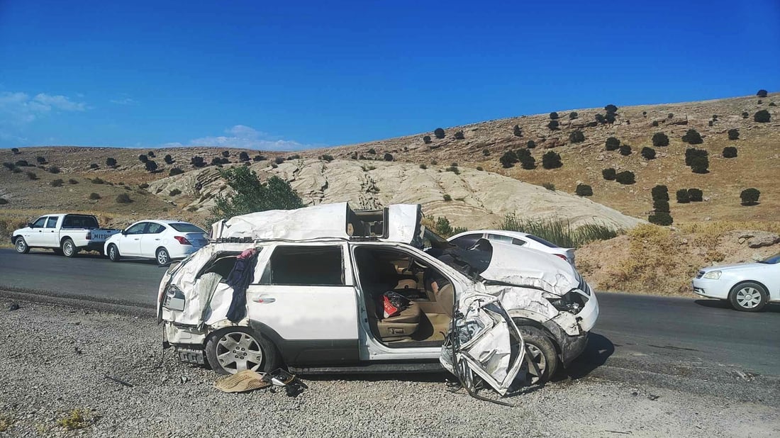 لە رووداوێکى هاتوچۆدا ژن و مێردێک گیانیان لەدەست دا