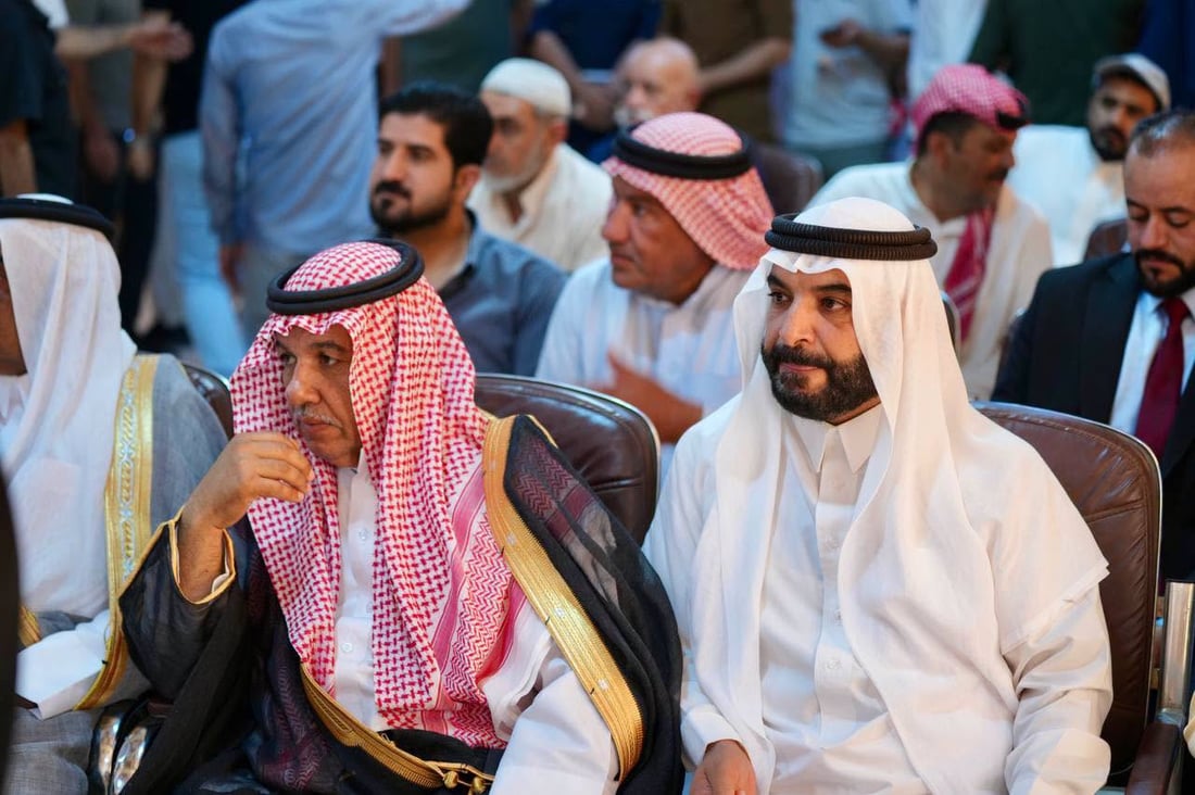 محافظ نينوى يضع حجر الأساس لمستشفى تل عبطة ويتجول في أسواق الناحية