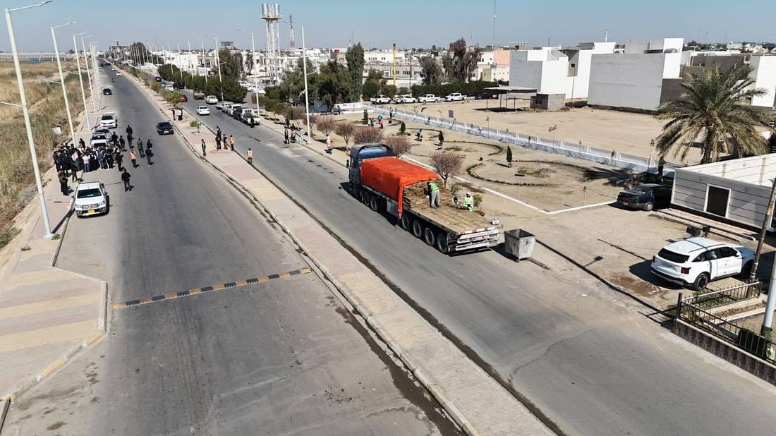 حملة التشجير الربيعية انطلقت.. صور من 8 مدن في الأنبار