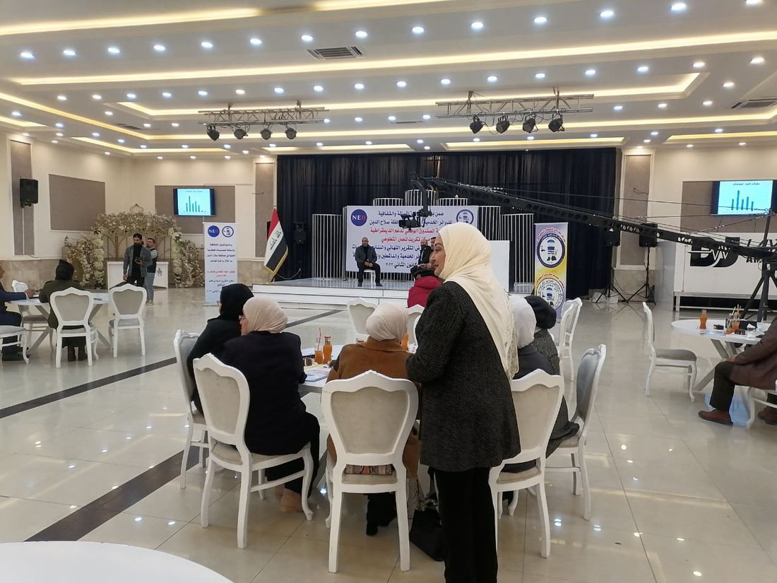 صور: ناشطو تكريت يناقشون أداء الحكومة المحلية ويحددون 4 أسباب لسوء الخدمات