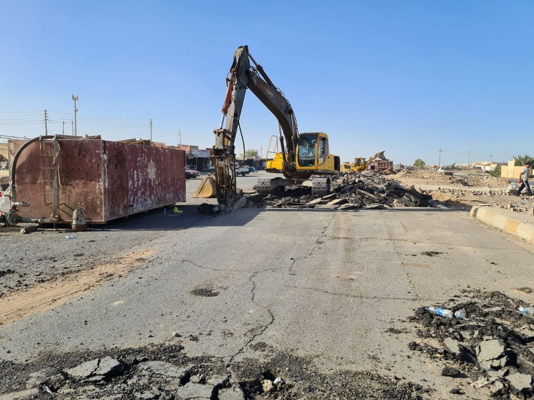 “منعاً للموت” بين بغداد والموصل.. تكريت “تسابق الزمن” لإكمال مجسر في مكيشيفة