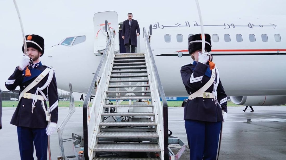 Sudani lands in the Netherlands on visit