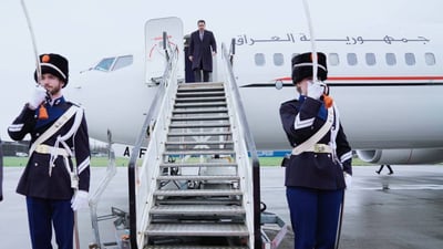 Sudani lands in the Netherlands on visit