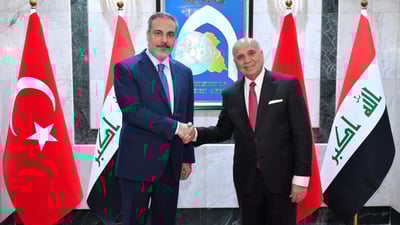 Foreign Minister Fuad Hussein discusses Iran tensions with Turkish counterpart ahead of Tehran visit