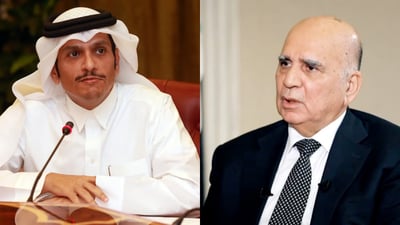 Iraq’s foreign minister talks Iran protests with Qatari PM