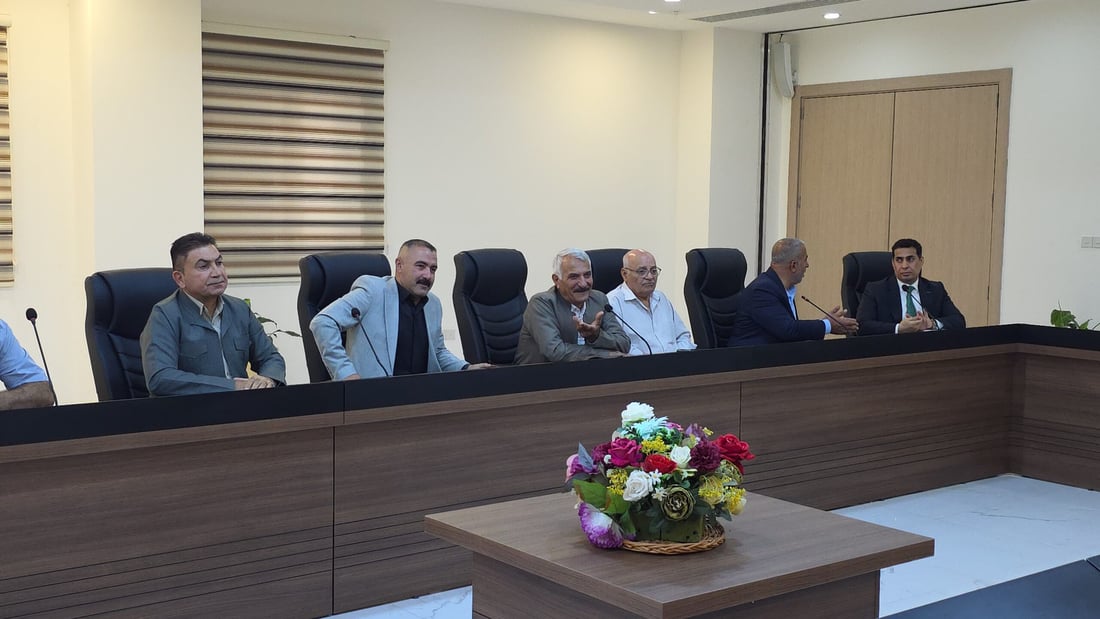 نوێنەری جوتیارانی کەرکوک کێشەکانیان گەیاندە لای پارێزگار