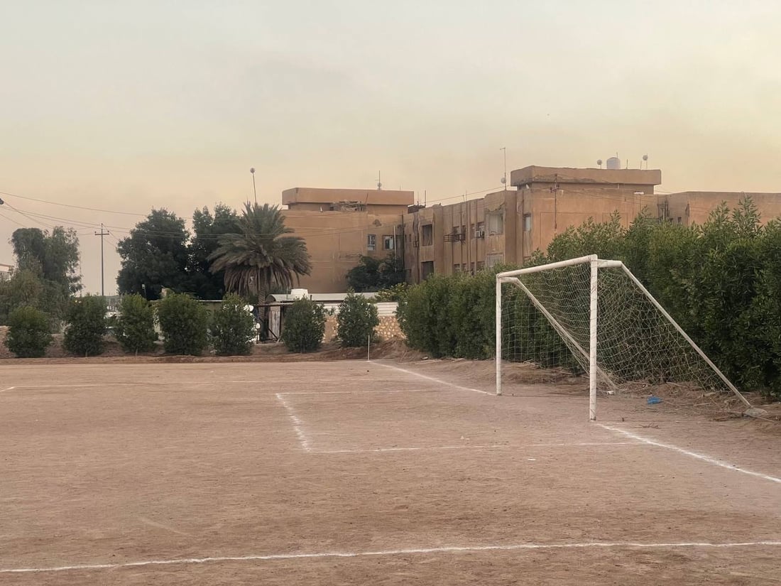 النجف تنقذ ملعب العدالة بتعهدات في الشرطة وسياج الإلبيزيا (صور)