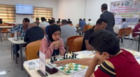 صور: شطرنج نساء ورجال في البصرة ومشاركة من بغداد وكربلا...