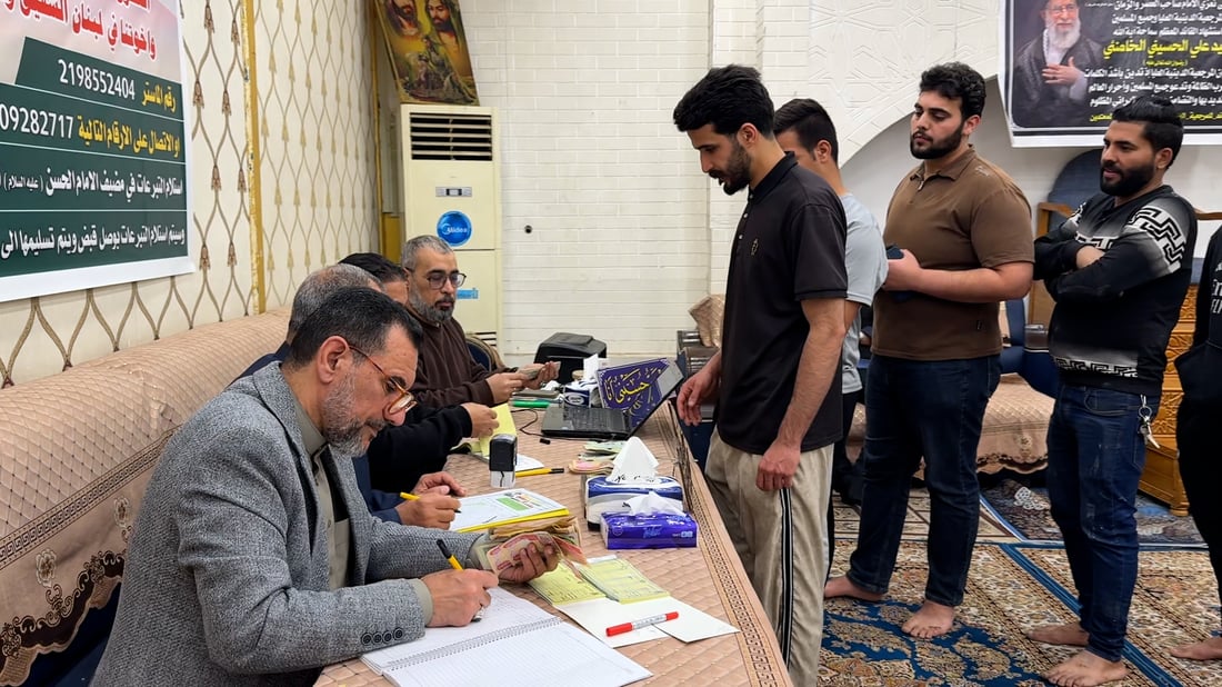 مدينة الصدر ترسل 100 مليون إلى السيستاني.. حملة لإغاثة نازحي إيران