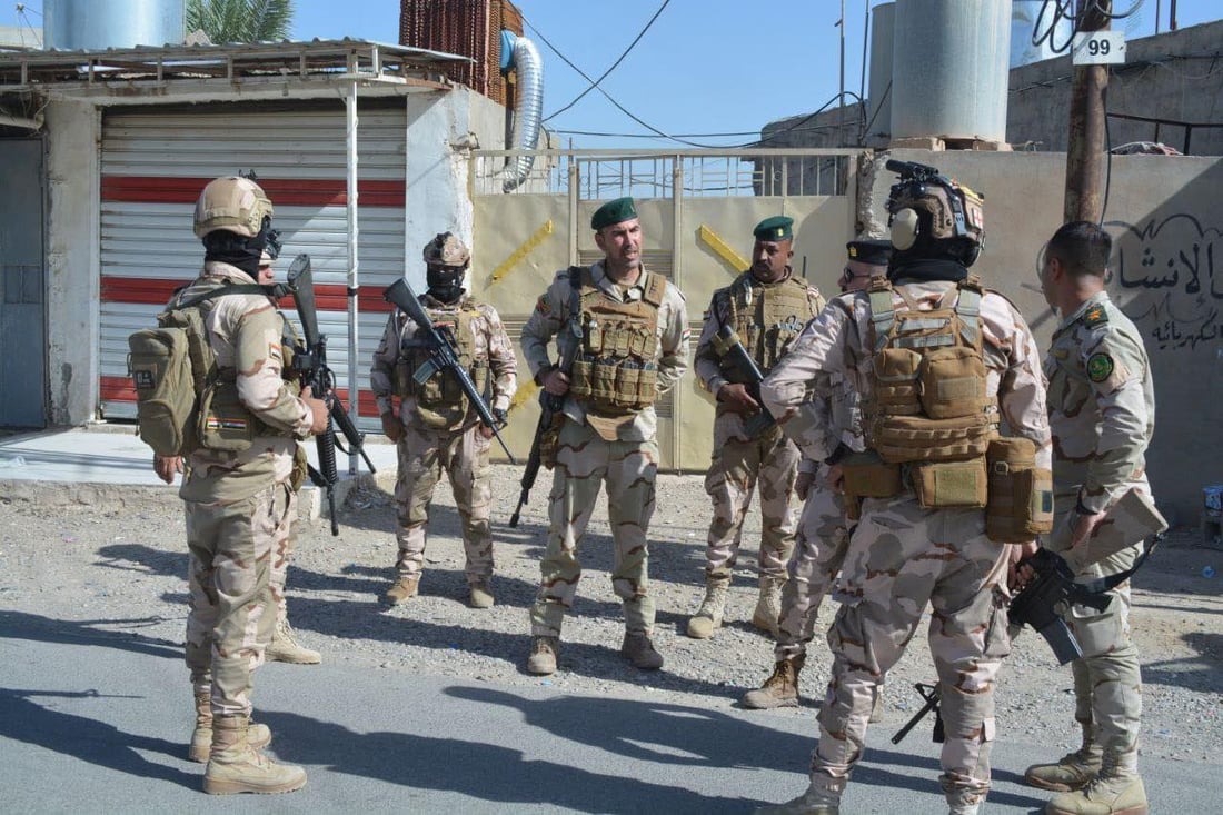 صور: قوة من الحشد تتوغل داخل صحراء نينوى.. اللواء 44 و21 انتشرا في الحضر