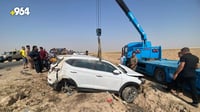 إصابة 3 أشخاص من عائلة واحدة بانقلاب سيارة على طريق كفر...