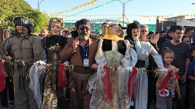 یەكەم رۆژی فێستیڤاڵی شانۆی شەقامی كەركوك بەڕێوەچوو