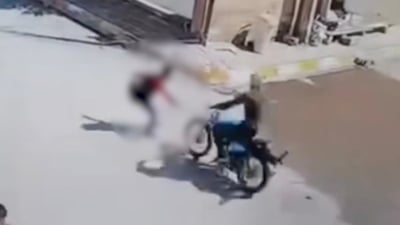 Motorcyclist hits child hours after new traffic measures introduced