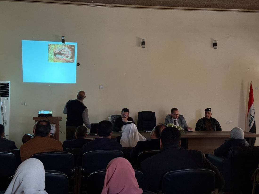 Awareness lecture in Nineveh on foot-and-mouth disease prevention as outbreak spreads