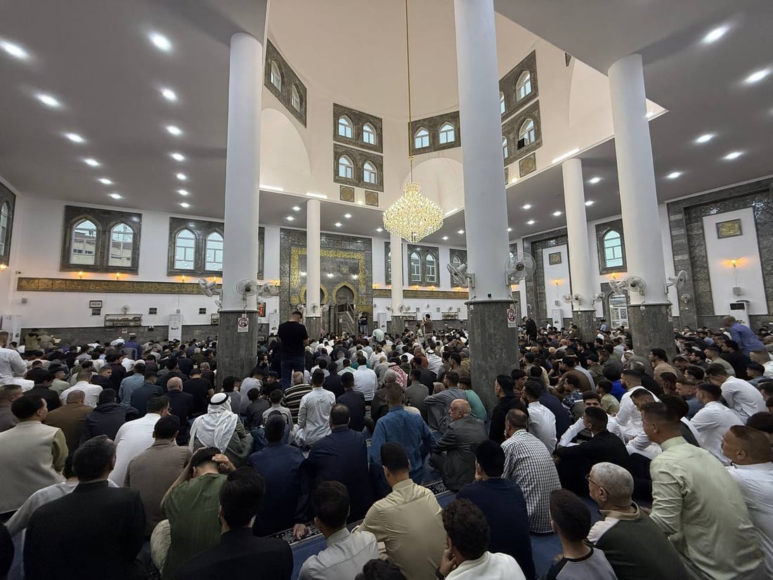 964 غطت صلوات العيد في كل العراق والختام من جامع النبي شيت بأيمن الموصل