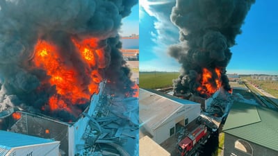 Drones strike Castrol warehouses in Erbil, sparking massive fire