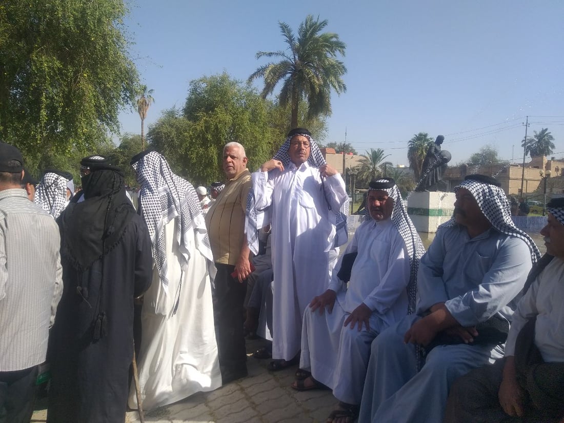 أسرى حرب الخليج يلوحون باعتصام أمام الخضراء: أخرجوا لنا مسؤولاً للتفاوض (صور)
