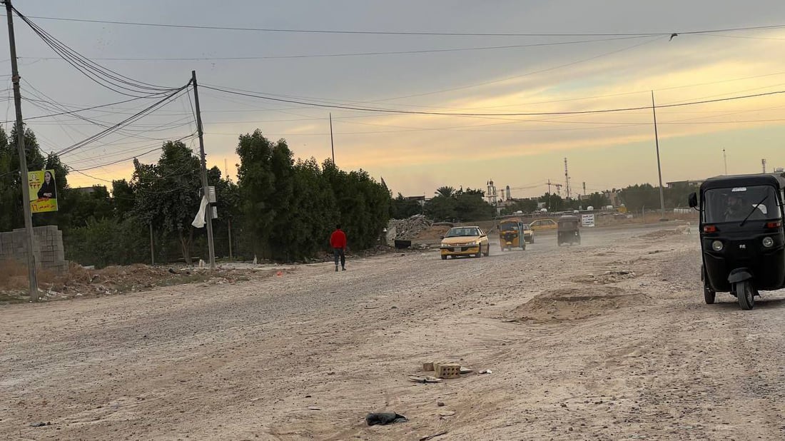 أمانة بغداد لسكان حي الأمانة في الزعفرانية: التبليط قادم.. انتظروا (صور)
