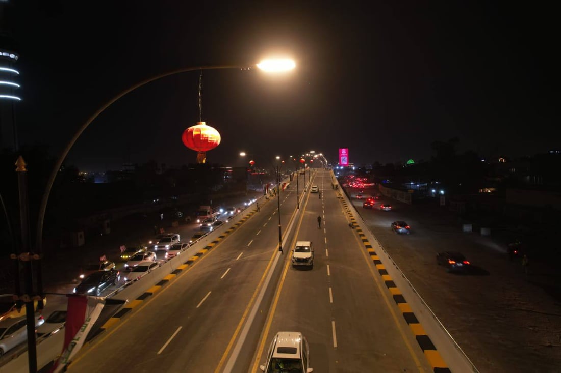 صور من افتتاح أولى مجسرات ساحة النسور في بغداد