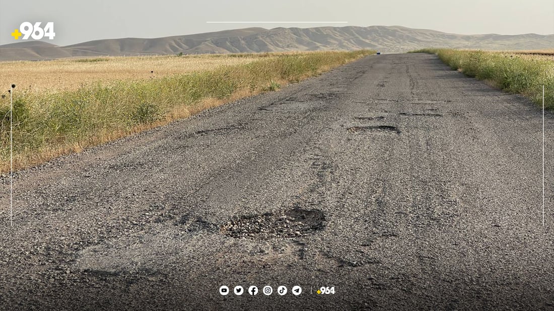 شەش گوند داوای چاککردنی رێگاکەیان دەکەن