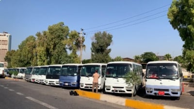 Over 200 buses in Erbil ready to transport Iranian pilgrims to Karbala