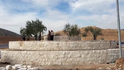 لە شوێنی دارە پیرۆزەکەی ئێزدیەکان نۆ داری زەیتوون چێندرانەوە