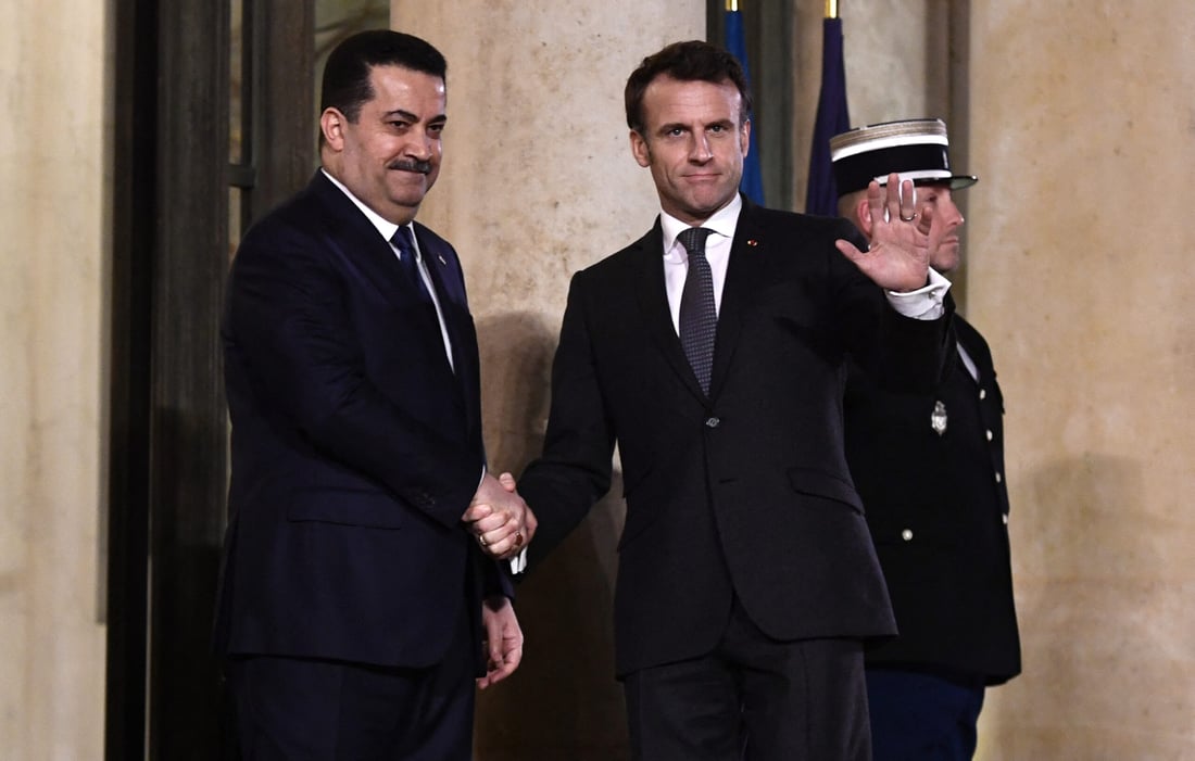 Al-Sudani, France’s Macron discuss regional stability, counterterrorism in phone call