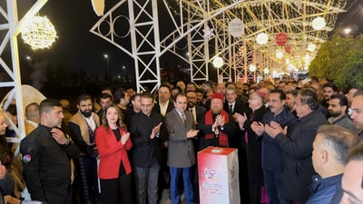 فرح عنكاوا مستمر 15 يوماً وعشرات الآلاف في أكبر مهرجان لأعياد الميلاد