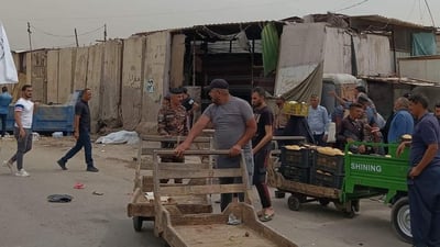 صور من سوق أبو دشير بعد تحريره من “صبات” حاصرته منذ 2006