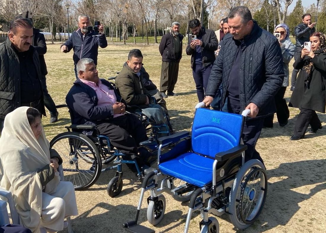 سەبەتەی خۆراک و کورسیی کارەبایی دەدرێت بە خاوەن پێداویستە تایبەتەکان