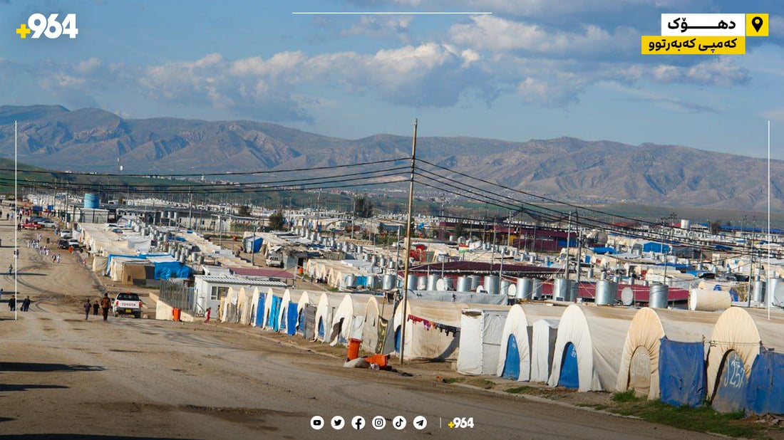 کەمپی کبرتۆی ئاوارە ئێزیدییەکان ئاگری تێبەر نەبووە