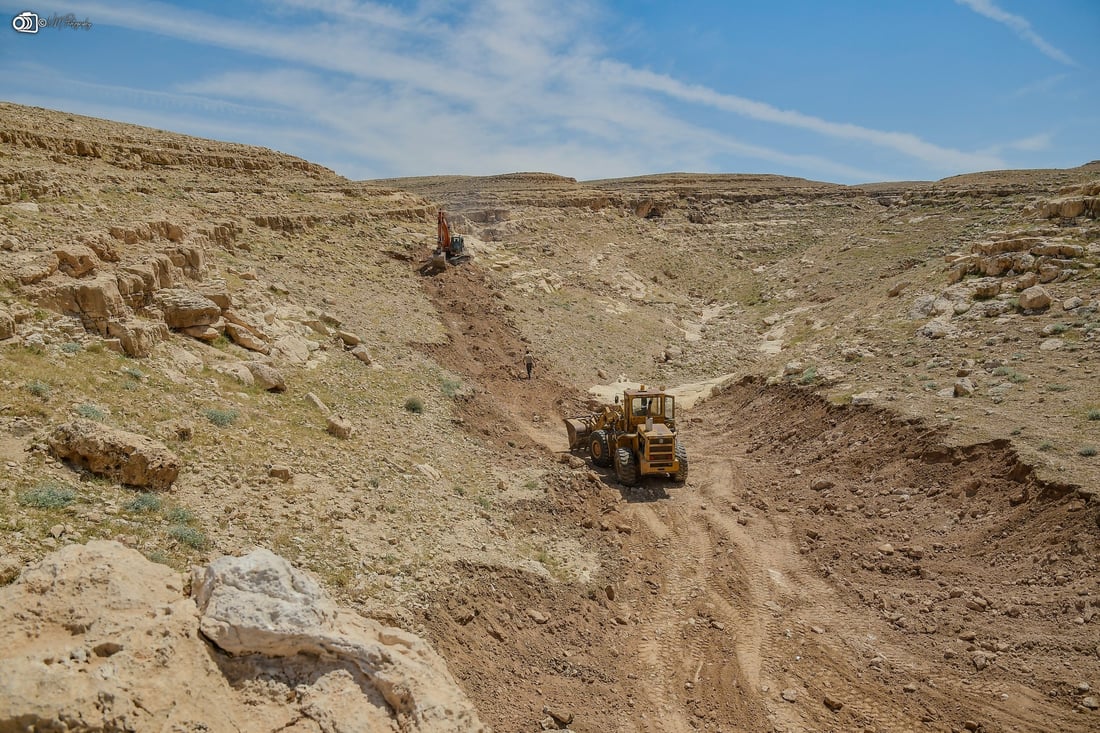 له‌سه‌ر چیاى قه‌ره‌چوغ پۆندێكى گلدانه‌وه‌ى ئاوى باران دروستده‌كرێت