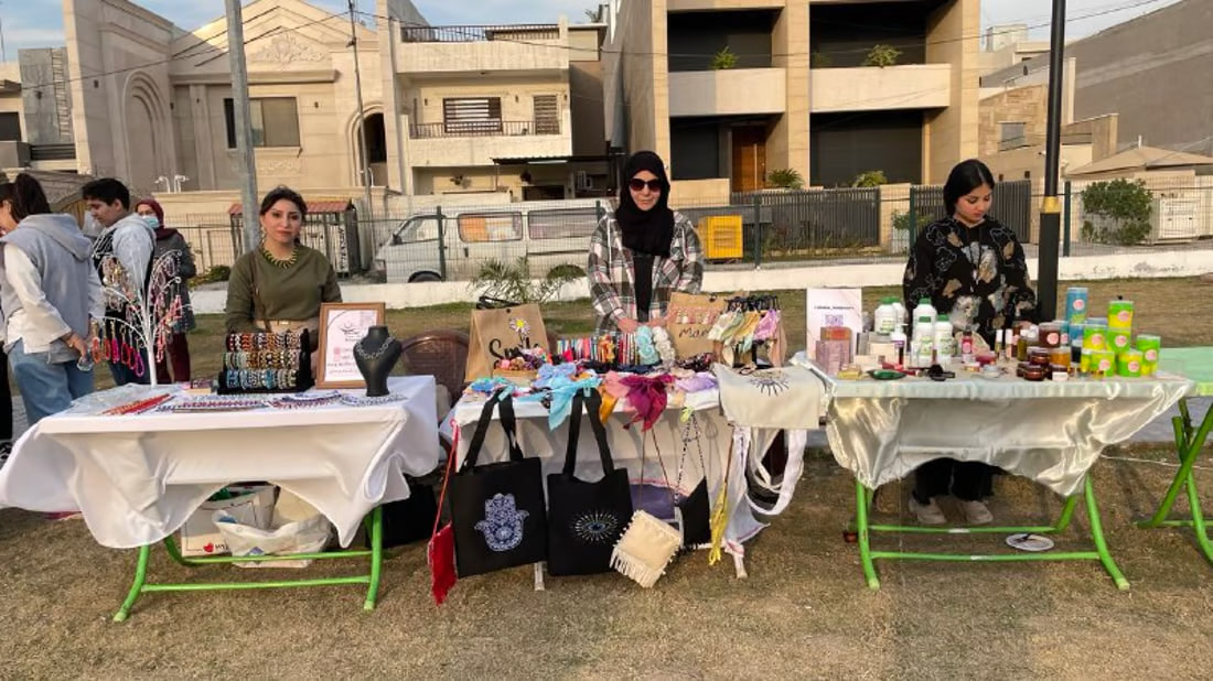 Al-Wissam volunteers host bazaar to support female entrepreneurs