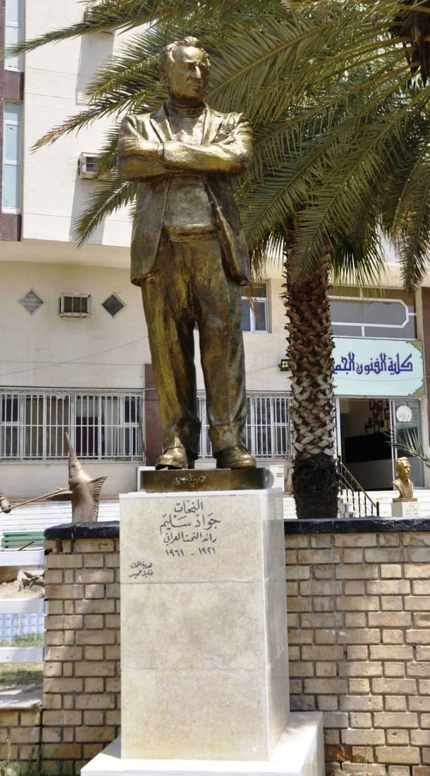 “خليل خميس” يعود بثلاثة تماثيل لجواد سليم والغزالي وفائق حسن