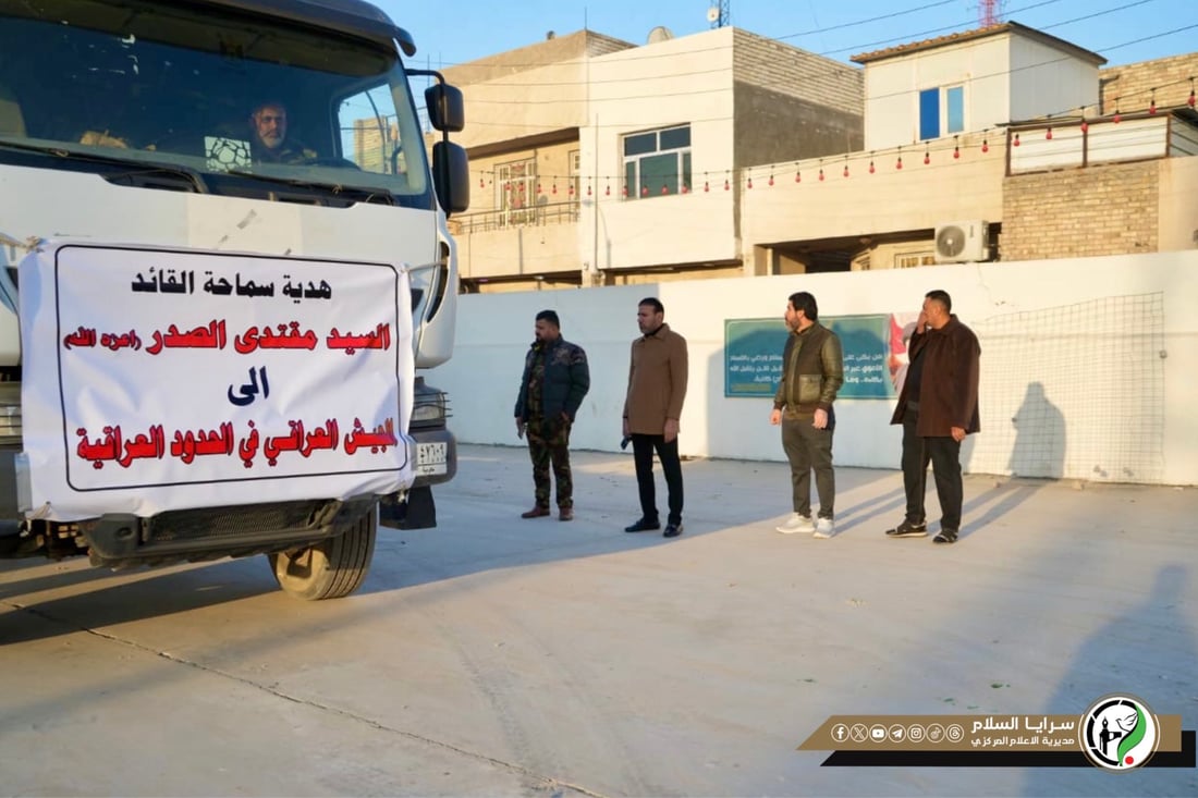 صور: هدية مقتدى الصدر تصل إلى الحدود السورية
